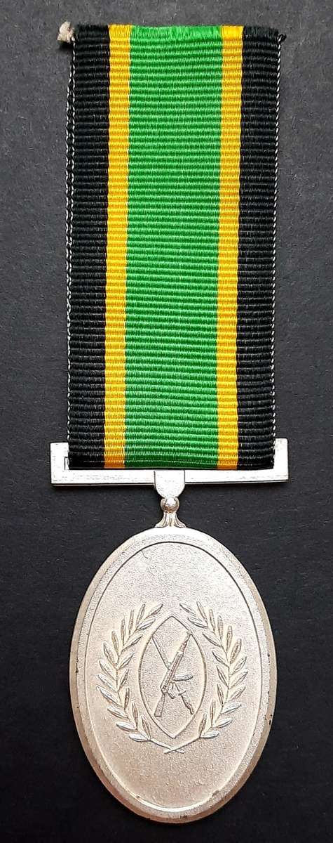** Azanian Peoples` Liberation Army (APLA) .925 Silver Medal for Exemplary Service [Full-Size].**