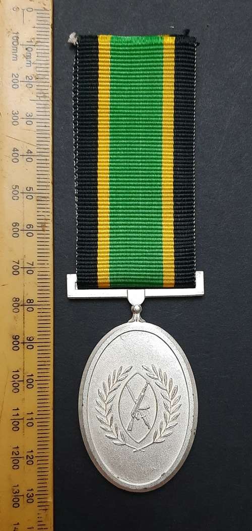 ** Azanian Peoples` Liberation Army (APLA) .925 Silver Medal for Exemplary Service [Full-Size].**