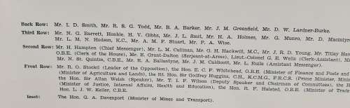 ** Southern Rhodesia 1948 , Official Legislative Assembly Members Photograph (54cm x 40cm).**