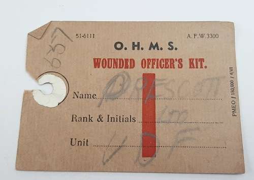 ** WW2 Transvaal Scottish Memorabilia Lot att. to Major H.W. Prescott (6 pcs).**