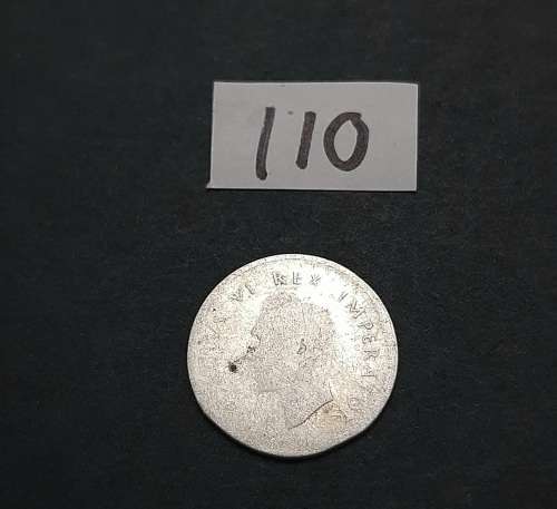 ** 1942  South Africa Silver 3 Pence Coin  #110  (AG) .**