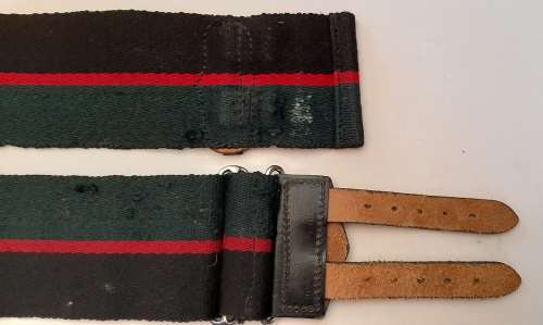 ** Rhodesian Bush War:  1970s The Rhodesia Regiment Stable Belt #2 (Used).**