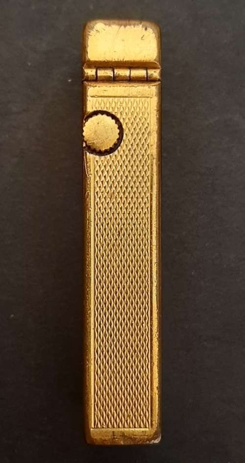 ** 1960s Gold-Plated Swiss Dunhill `Rollagas` Gas Lighter (UNTESTED).**