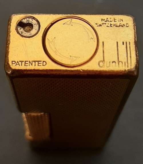 ** 1960s Gold-Plated Swiss Dunhill `Rollagas` Gas Lighter (UNTESTED).**