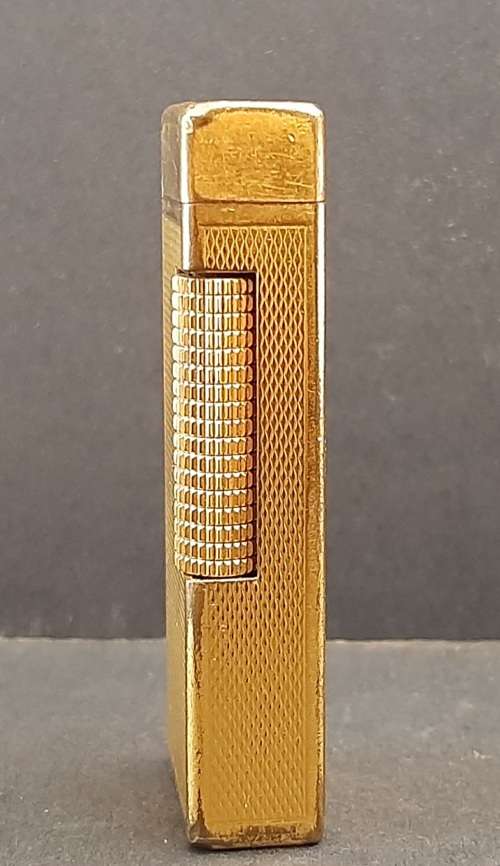 ** 1960s Gold-Plated Swiss Dunhill `Rollagas` Gas Lighter (UNTESTED).**