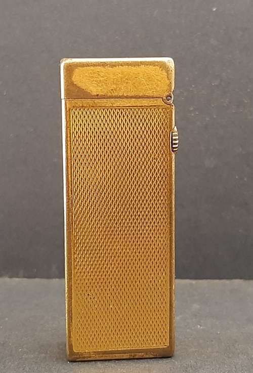 ** 1960s Gold-Plated Swiss Dunhill `Rollagas` Gas Lighter (UNTESTED).**