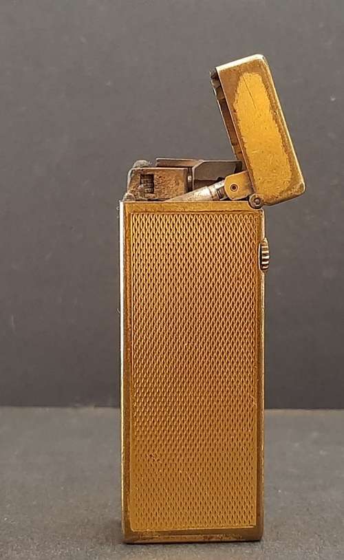 ** 1960s Gold-Plated Swiss Dunhill `Rollagas` Gas Lighter (UNTESTED).**