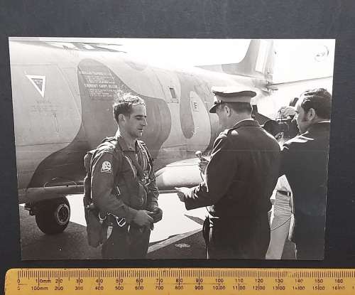 ** South African Air Force: 35 Squadron FDC w/ Original Photo of Pilot Major De Klerk .**