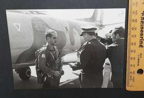 ** South African Air Force: 35 Squadron FDC w/ Original Photo of Pilot Major De Klerk .**