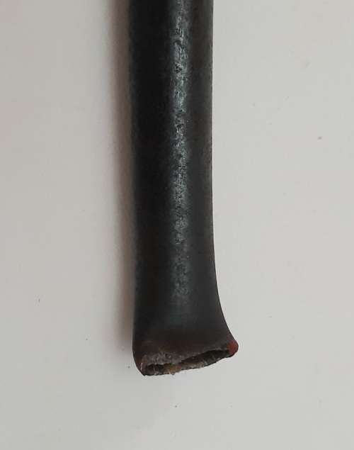 ** 1886 French Lebel 8mm Épée Steel Bayonet Scabbard (43cm) [ Tip Shortened ]**