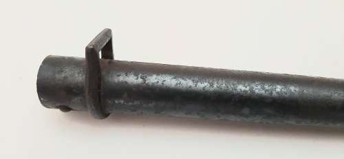 ** 1886 French Lebel 8mm Épée Steel Bayonet Scabbard (43cm) [ Tip Shortened ]**