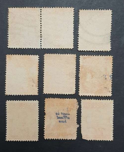 ** 1937 Southern Rhodesia KGVI 1d Stamps x9 (USED).**