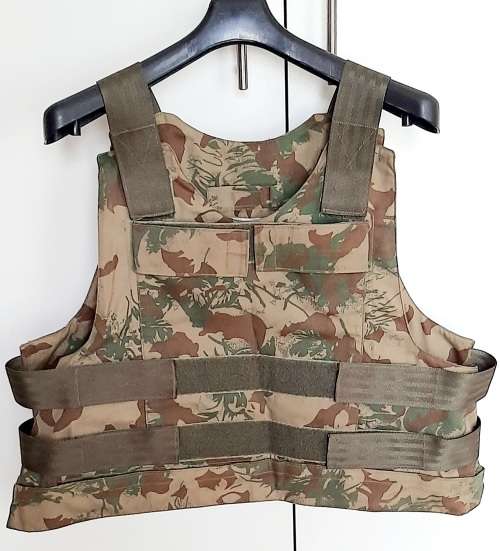** Pre-1994 S.A.P Second Patt. Camouflage Bullet Proof Vest Cover ( LARGE )  **