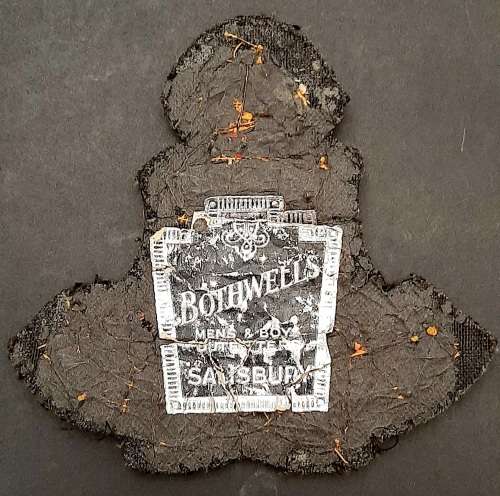 ** WW1 British Royal Artillery Bullion Regimental Badge (Made in Rhodesia).**