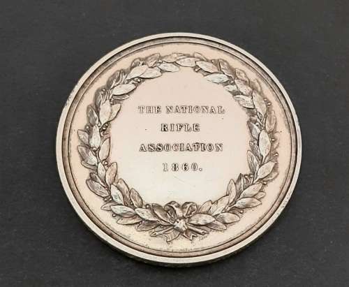 1872 Silver National Rifle Association Medal att. Royal Maritzburg Rifles (Trooper Ridley)