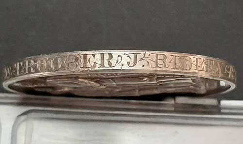 1872 Silver National Rifle Association Medal att. Royal Maritzburg Rifles (Trooper Ridley)