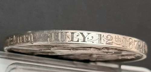 1872 Silver National Rifle Association Medal att. Royal Maritzburg Rifles (Trooper Ridley)