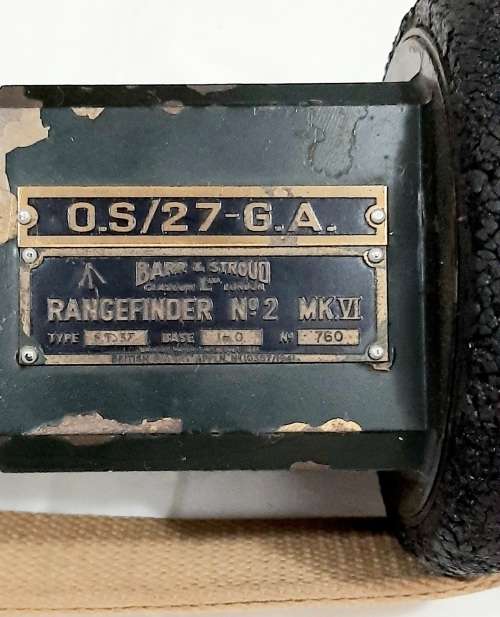 ** RARE : WW2 British War Dept. No.2 MKVI Field Rangefinder w/ Sling (1m).**