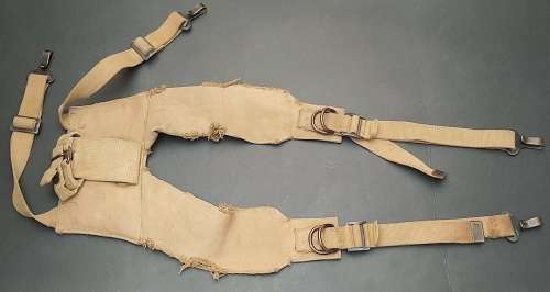Rhodesian Bush War: 1960s S.A.P Patt.64 Variant Webbing Yoke & Belt