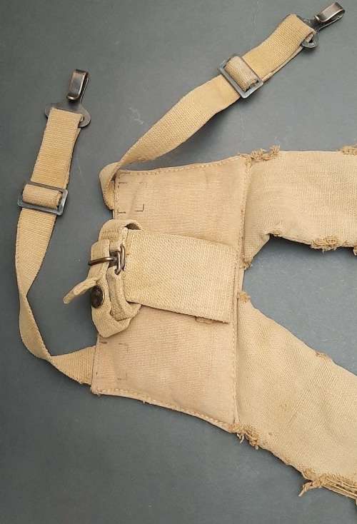 Rhodesian Bush War: 1960s S.A.P Patt.64 Variant Webbing Yoke & Belt