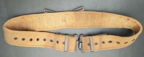 Rhodesian Bush War: 1960s S.A.P Patt.64 Variant Webbing Yoke & Belt