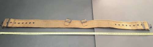 Rhodesian Bush War: 1960s S.A.P Patt.64 Variant Webbing Yoke & Belt
