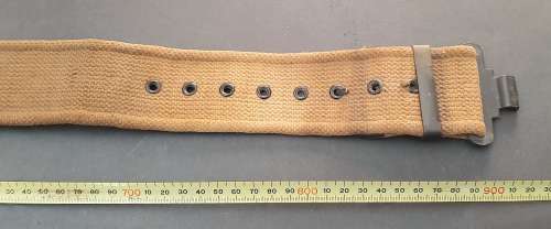 Rhodesian Bush War: 1960s S.A.P Patt.64 Variant Webbing Yoke & Belt