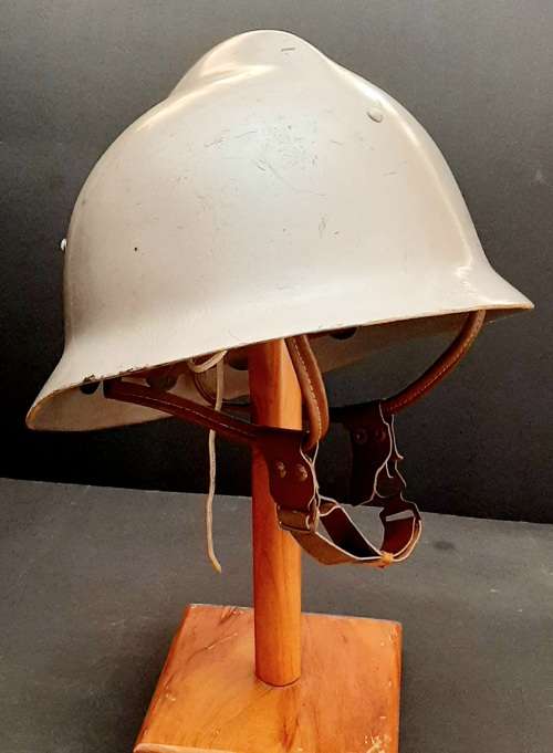 ** 1970s French/Belgian Emergency Services Adrian-type Helmet (Size: 56).**