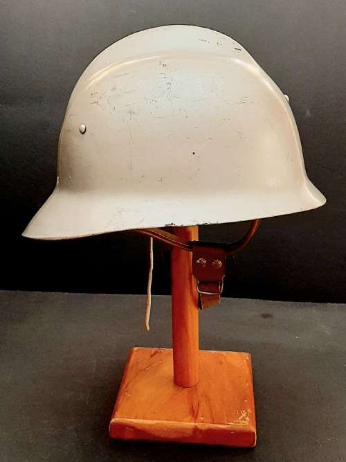 ** 1970s French/Belgian Emergency Services Adrian-type Helmet (Size: 56).**