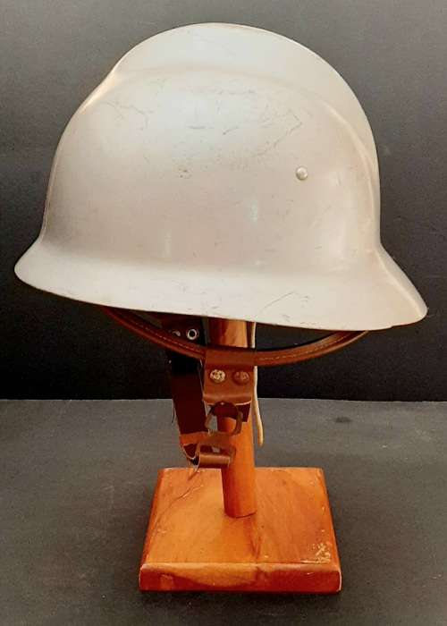 ** 1970s French/Belgian Emergency Services Adrian-type Helmet (Size: 56).**