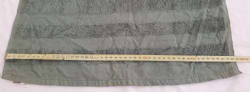 **Rhodesian Bush War: Rhodesian Army issue Green Towel (1m x 0.5m) #3.**
