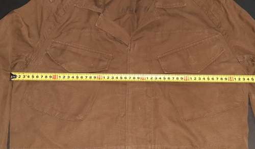 ** RARE: 1970 Early SADF 1st Type Bush Jacket w/ Slanted Pockets (Small/Medium).**