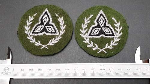 Border War : 1980s SWATF 1st Class W/O  Green Unissued Rank Insignia.**