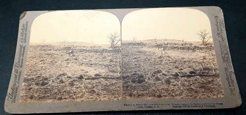 ** Boer War: 1901 Photographic Stereoscope Slides of Hart`s Hill Battlefield (x2).**