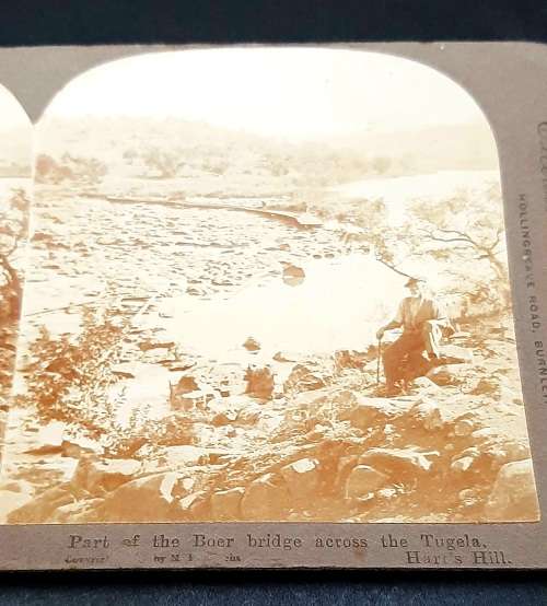 ** Boer War: 1901 Photographic Stereoscope Slides of Hart`s Hill Battlefield (x2).**