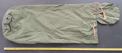 Rhodesian Bush War Army Green Duffle Bag (Soldier Inscribed)