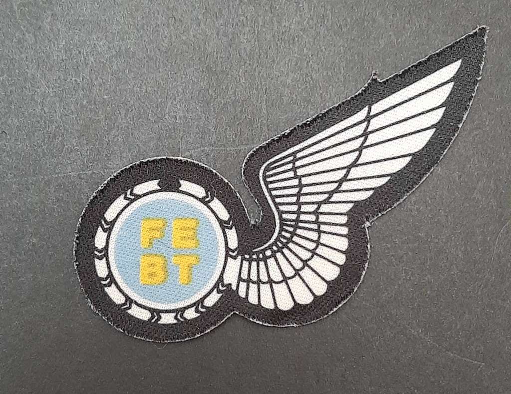 **Border War : 1980s SAAF Flight Engineer Unissued Screen-Printed Cloth Insignia x1 .**