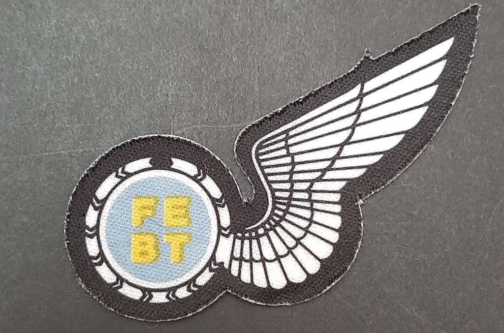 **Border War : 1980s SAAF Flight Engineer Unissued Screen-Printed Cloth Insignia x1 .**