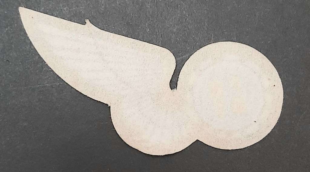 **Border War : 1980s SAAF Flight Engineer Unissued Screen-Printed Cloth Insignia x1 .**