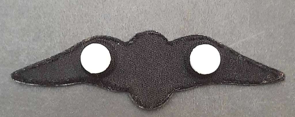 **Border War : 1980s SAAF Tupperware Pilot`s Wings Embossed w/ Pins(UNUSED).**