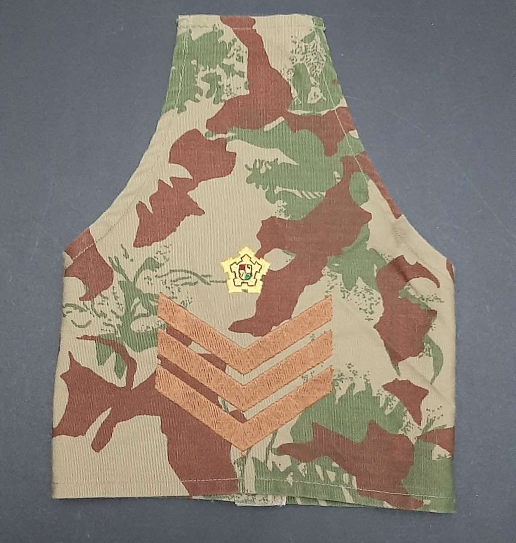 Border War 1980s  2nd Pattern Camouflage Sergeant Rank Brassard