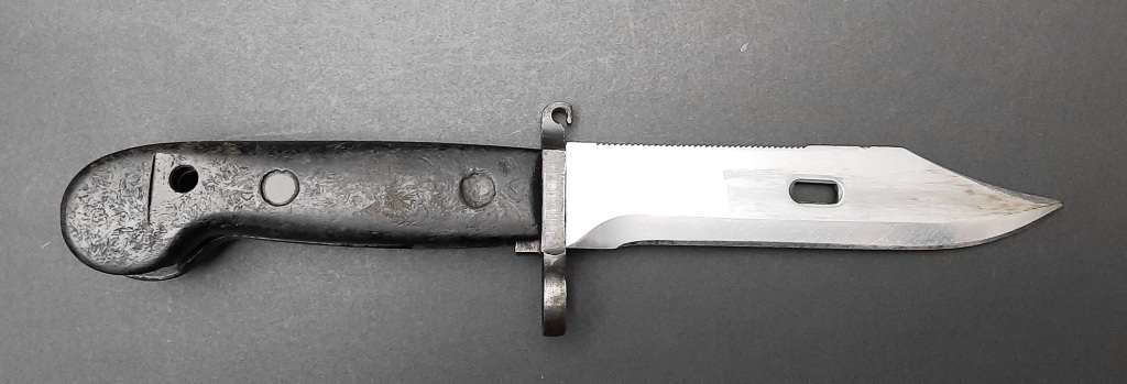 **Border War : 1980s Polish AKM/AK47 Bayonet w/ Scabbard**