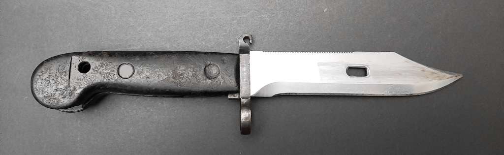 **Border War : 1980s Polish AKM/AK47 Bayonet w/ Scabbard**