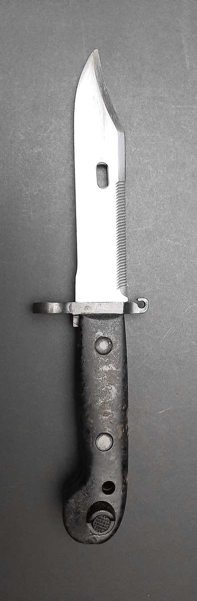 **Border War : 1980s Polish AKM/AK47 Bayonet w/ Scabbard**