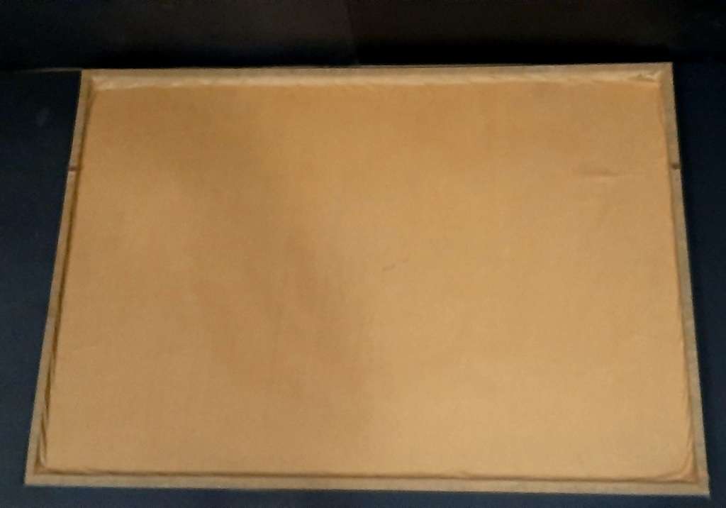 **RARE: 1969 Mao Tse-tung Large Cultural Revolution Poster b/h Glass (0.79m x 0.55m).**