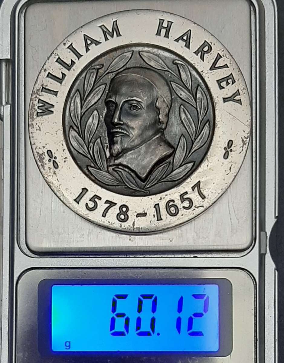 ** 1972 S.A. Blood Transfusion Service .925 Silver Medallion (60.12 gram)**