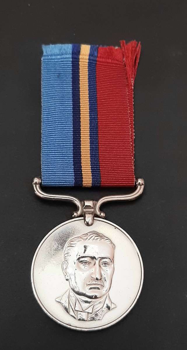 **1970s Rhodesian Bush War: General Service Medal att. Native Soldier ( Private Dube)**