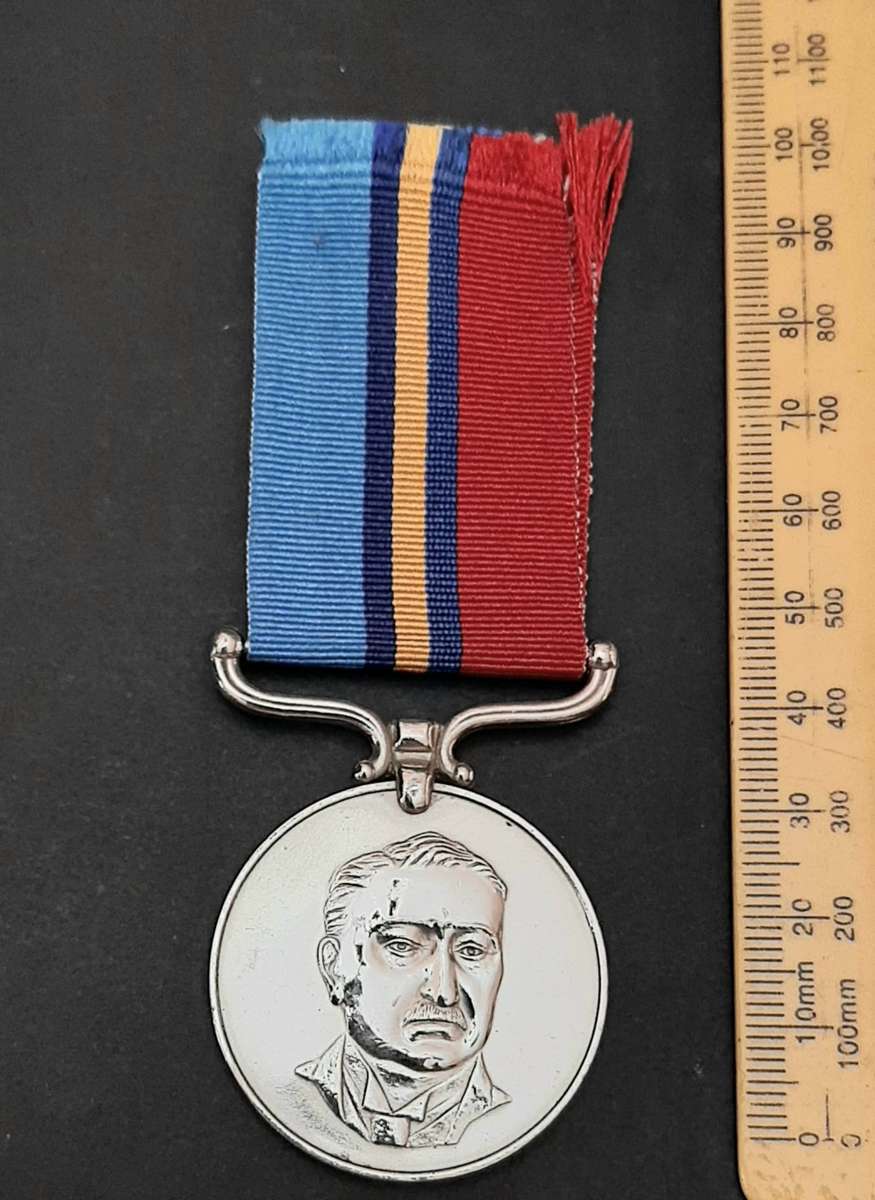 **1970s Rhodesian Bush War: General Service Medal att. Native Soldier ( Private Dube)**
