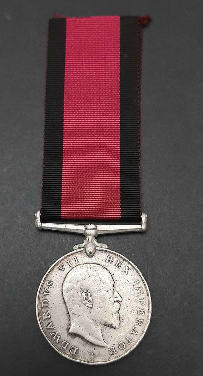 **RARE: 1906 Natal Rebellion `Bambatha` Medal w/ Ribbon (Copy Medal Roll).**