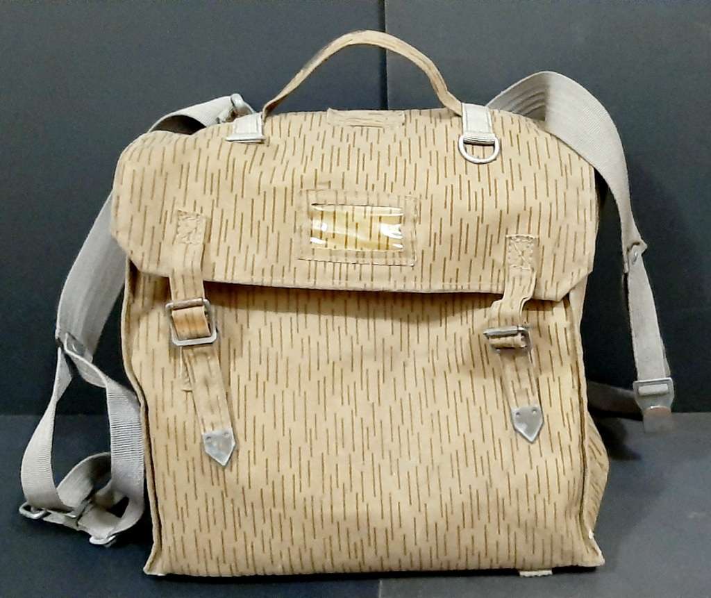 Border War: 1980s East German/NVA `Rain Drop` Camouflage Field Pack with Straps.